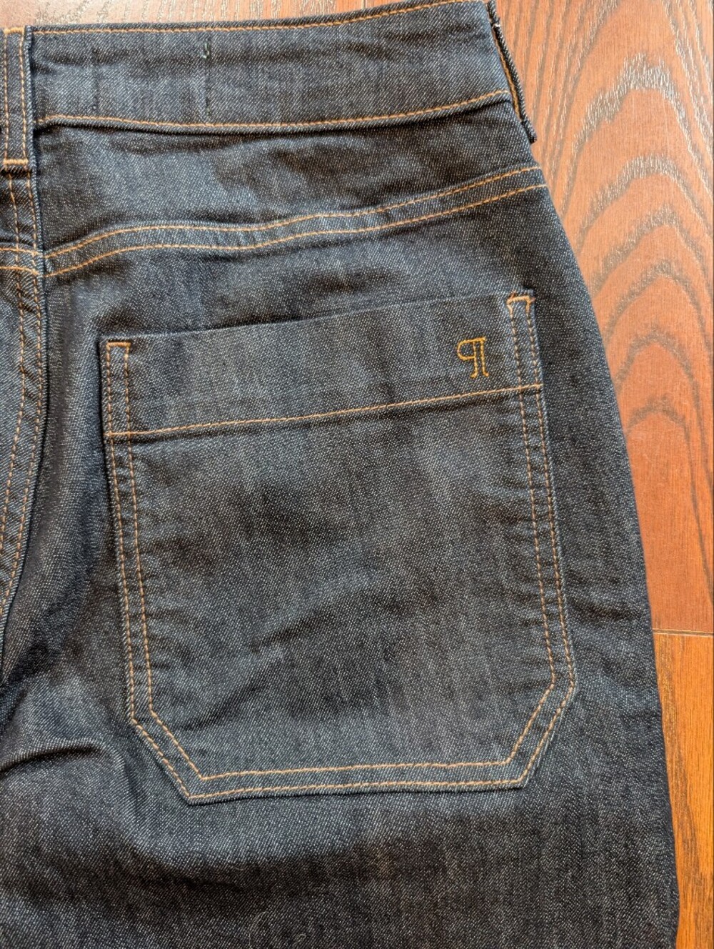 Pilcro Anthro New Women's Jeans Dark Indigo Flare Wide Leg Sz 28P Denim - Picture 9 of 12